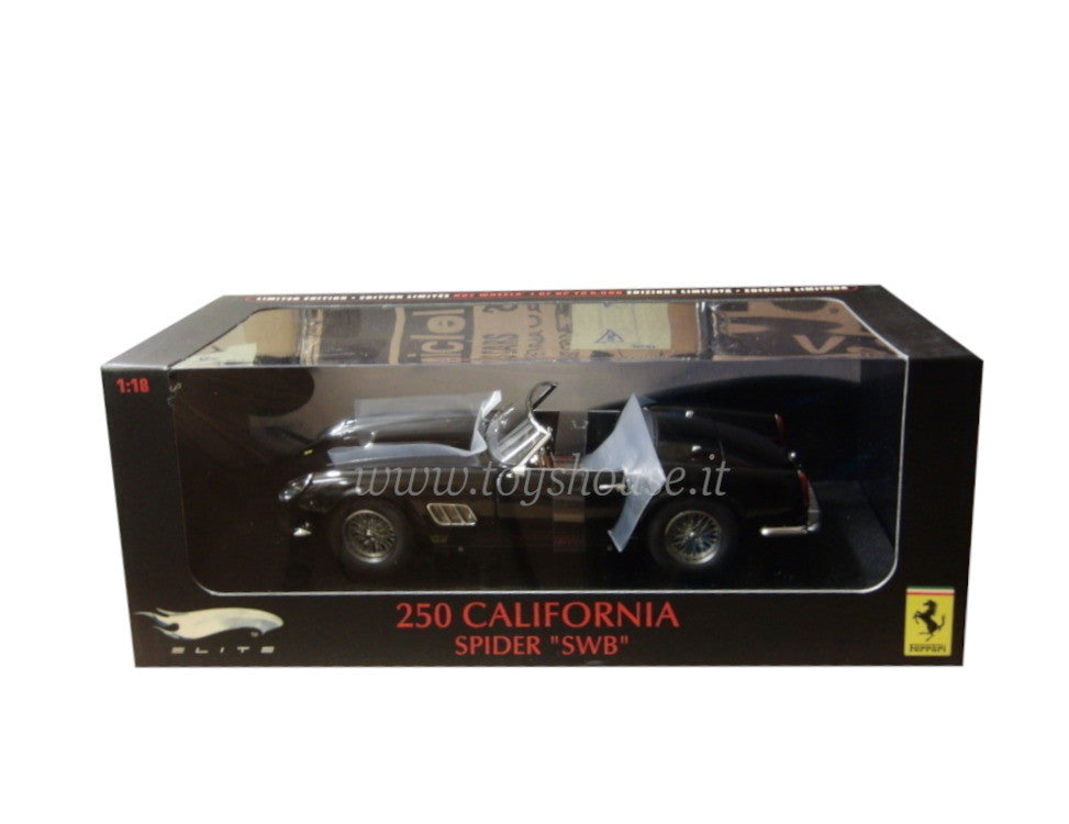 Hot Wheels 1:18 scale item V0561 Elite Ferrari 250 California Spider "SWB" Limited Edition 5000 pcs