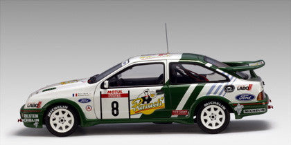 AUTOart scala 1:18 articolo 88812 Millennium Collection Ford Sierra Cosworth RS 500 Rally Tour De Corse 1988 n.8 D.Auriol