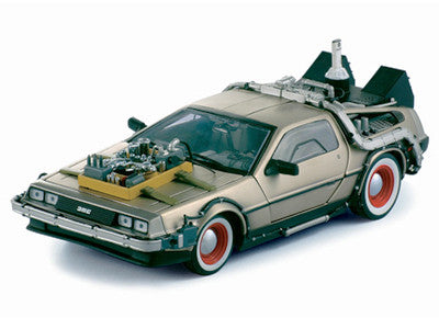 Sun Star 1:18 scale item 2712 Back to the Future Delorean Back to the Future III - Time Machine