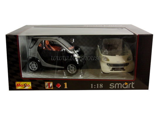 Maisto 1:18 scale item 31852 Special Edition Collection Smart 1+1