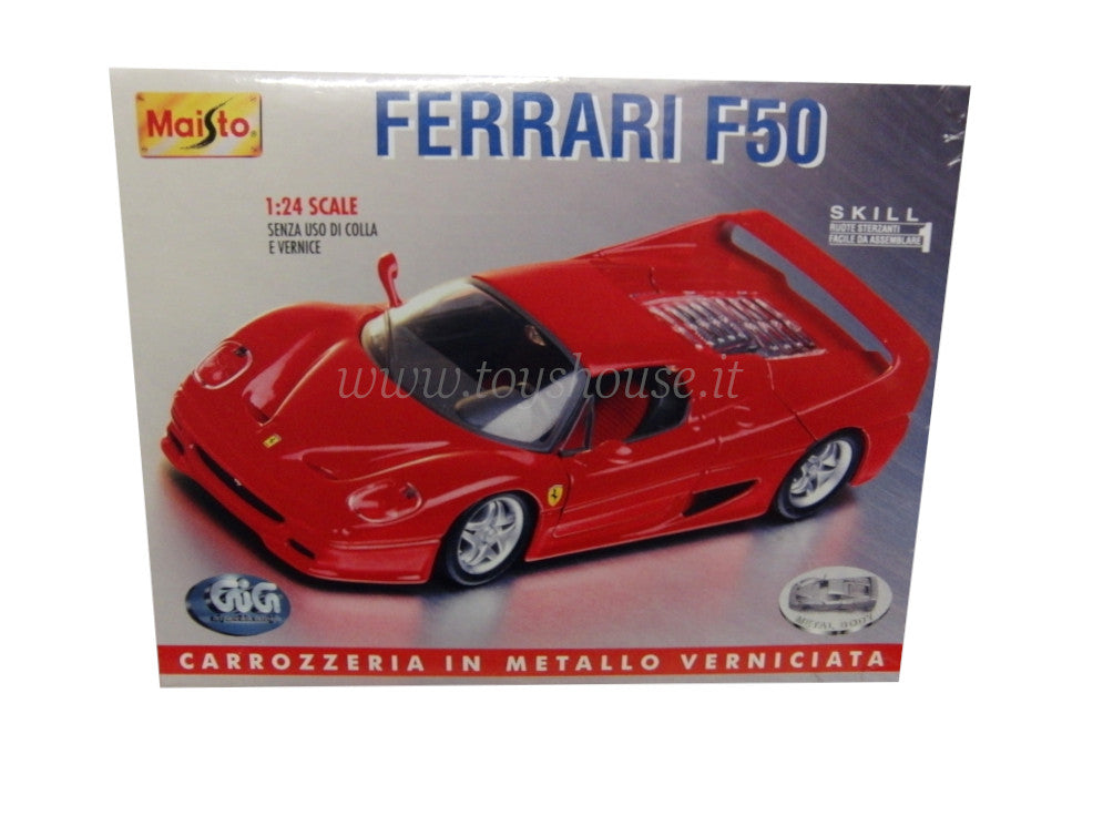 Maisto 1:24 scale item 39923 Assembly Kit Collection Ferrari F50