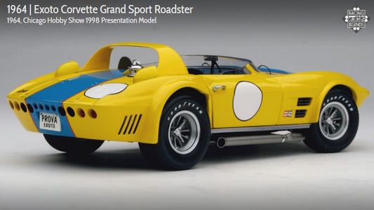 Exoto scala 1:18 articolo RLG18037 Racing Legends Collection Corvette Grand Sport Roadster