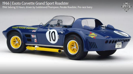 Exoto scala 1:18 articolo RLG18033 Racing Legends Collection Corvette Grand Sport - Dick Guldstrand & Dick Thompson