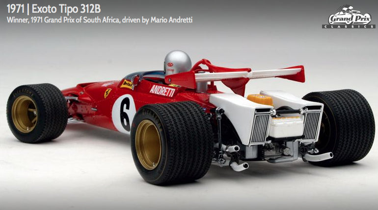 Exoto scala 1:18 articolo GPC97061 Grand Prix Classics Collection Ferrari 312B - Mario Andretti
