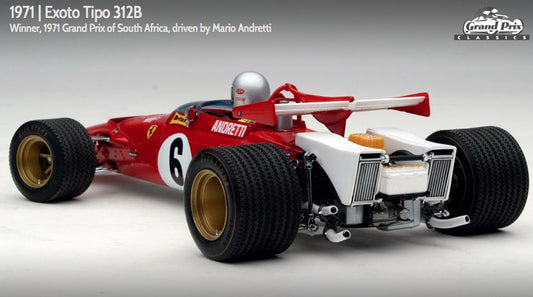 Exoto 1:18 scale item GPC97061 Grand Prix Classics Collection Ferrari 312B - Mario Andretti