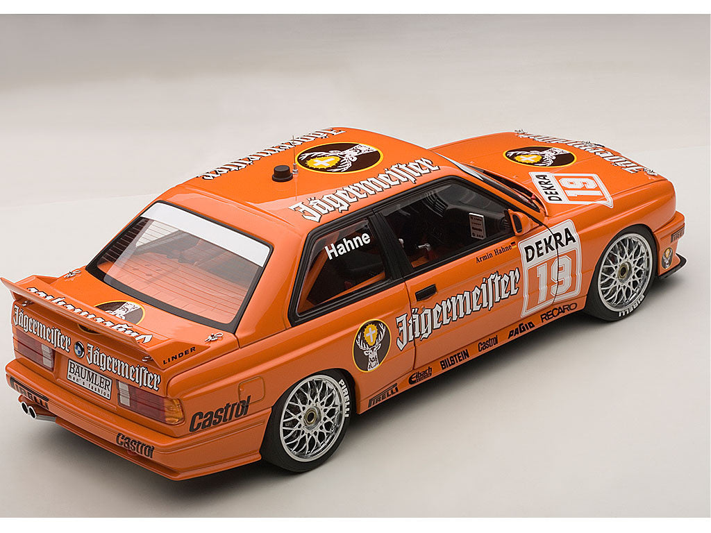 AUTOart scala 1:18 articolo 89248 Millennium Collection BMW M3 (E30) DTM 1992 n.19 A.Hahne
