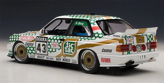 AUTOart scala 1:18 articolo 89147 Millennium Collection BMW M3 (E30) DTM 1991 n.43 A.Berg