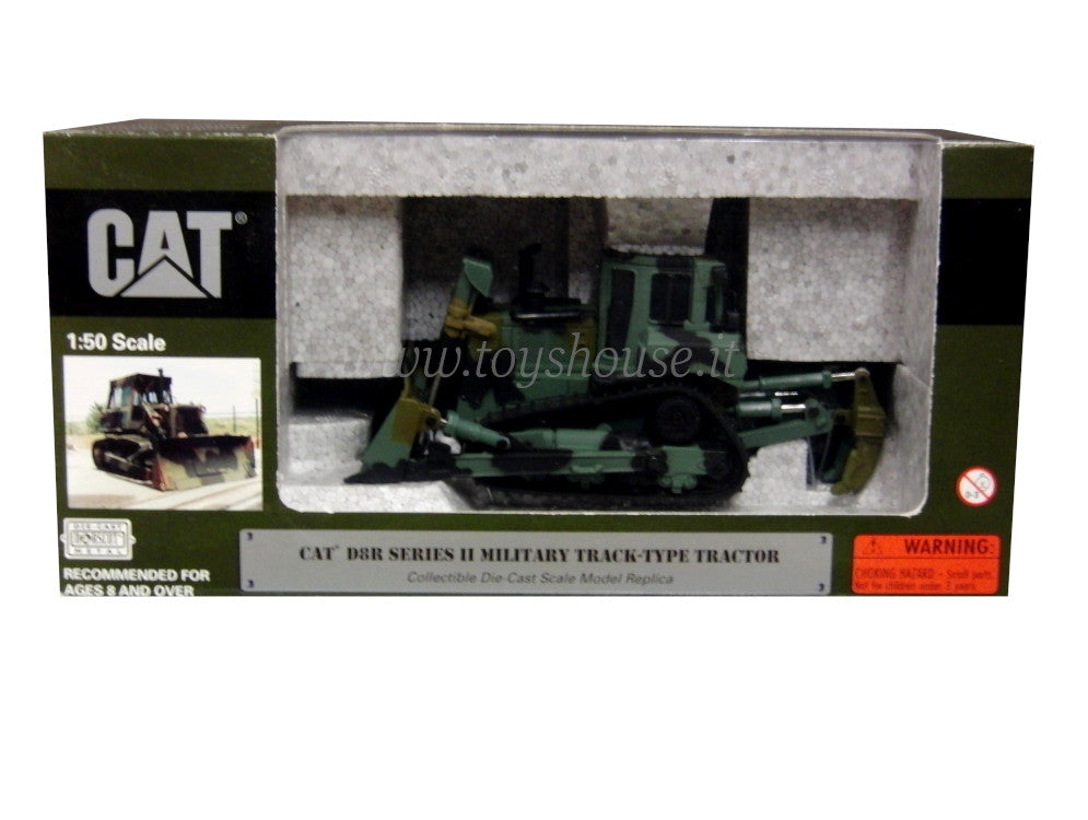 Norscot CAT scala 1:50 articolo 55110 CAT D8R Series II Military Track-Type Tractor