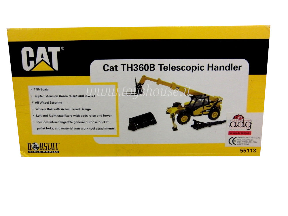 Norscot CAT 1:50 scale item 55113 CAT TH360B Telescopic Handler
