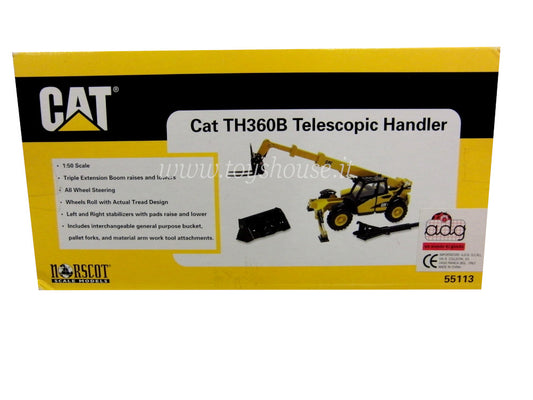 Norscot CAT scala 1:50 articolo 55113 CAT TH360B Telescopic Handler
