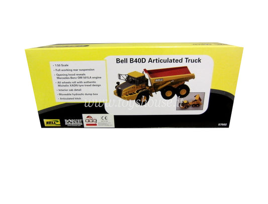 Norscot CAT scala 1:50 articolo 57502 BELL B40D Articulated Truck