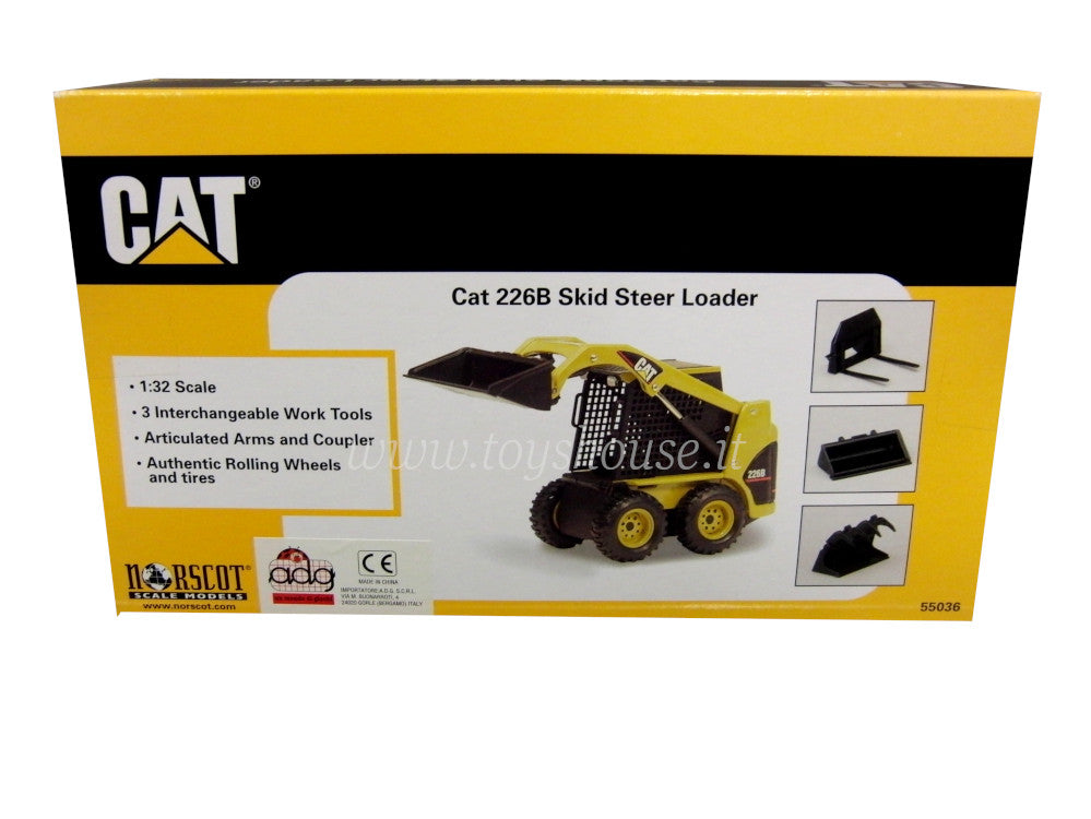 Norscot CAT scala 1:32 articolo 55036 CAT 226 Skid Steer Loader