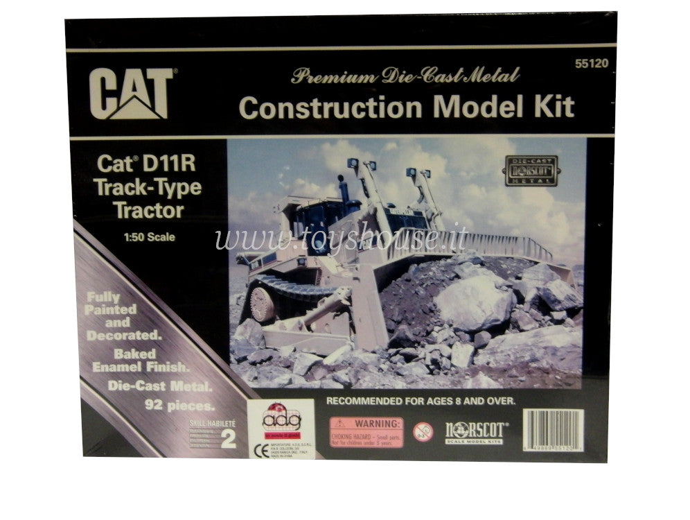 Norscot CAT scala 1:50 articolo 55120 CAT D11R Track-Type Tractor - Constrction model kit