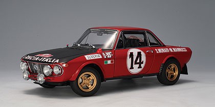 AUTOart scala 1:18 articolo 87218 Millennium Collection Lancia Fulvia 1.6 HF Rally Monte Carlo 1972 n.14 S.Munar/M.Mannucci