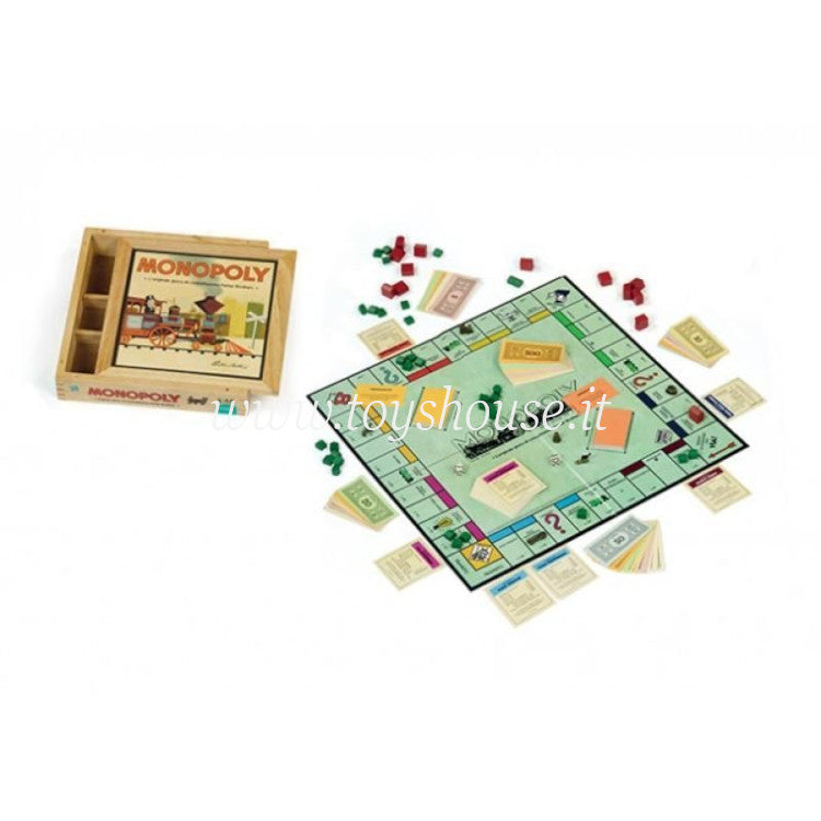 Monopoly Wooden Hasbro Italian Version