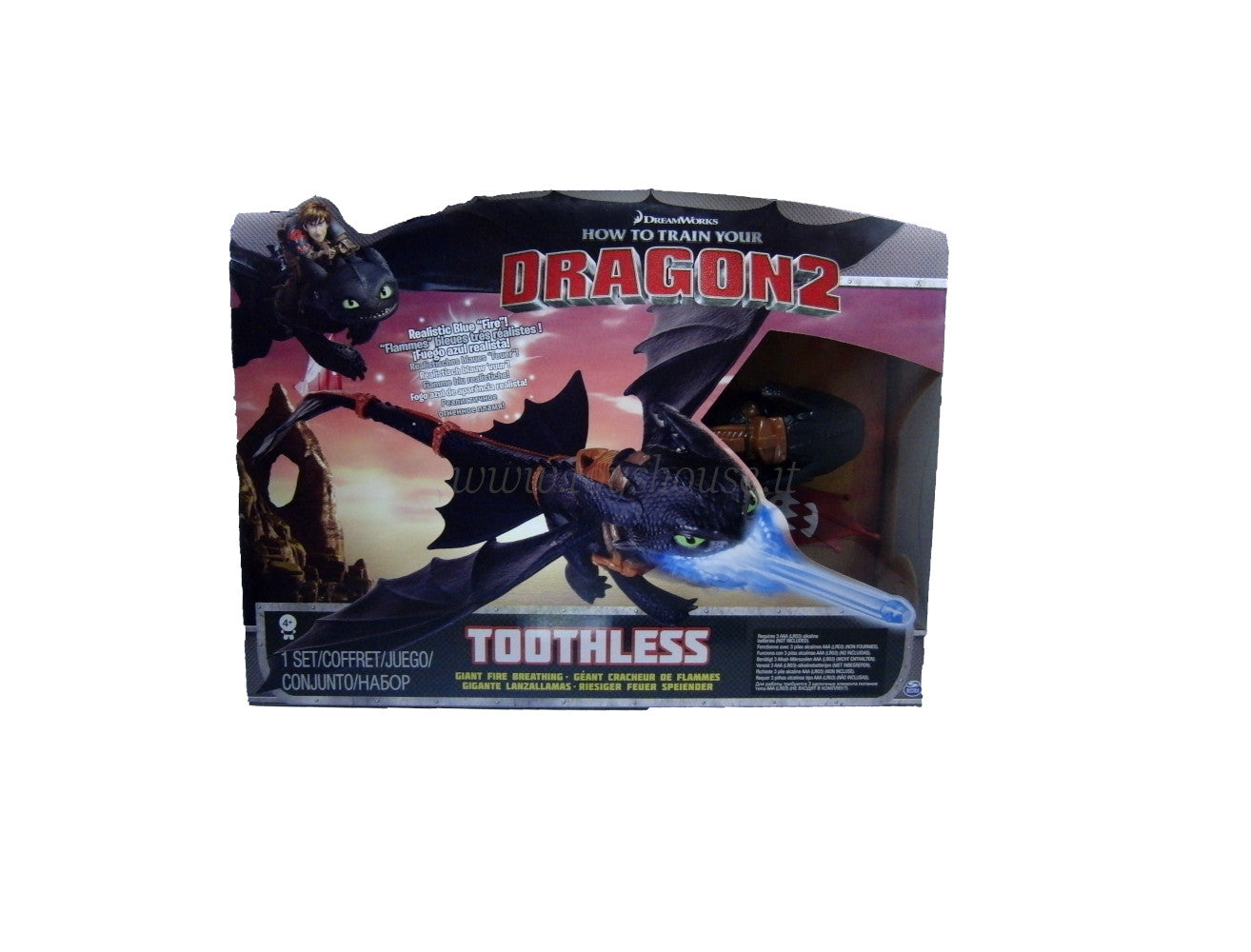 How to Train Your Dragon 2 Toothless Giant Fire Breathing Spin Master Action Figure