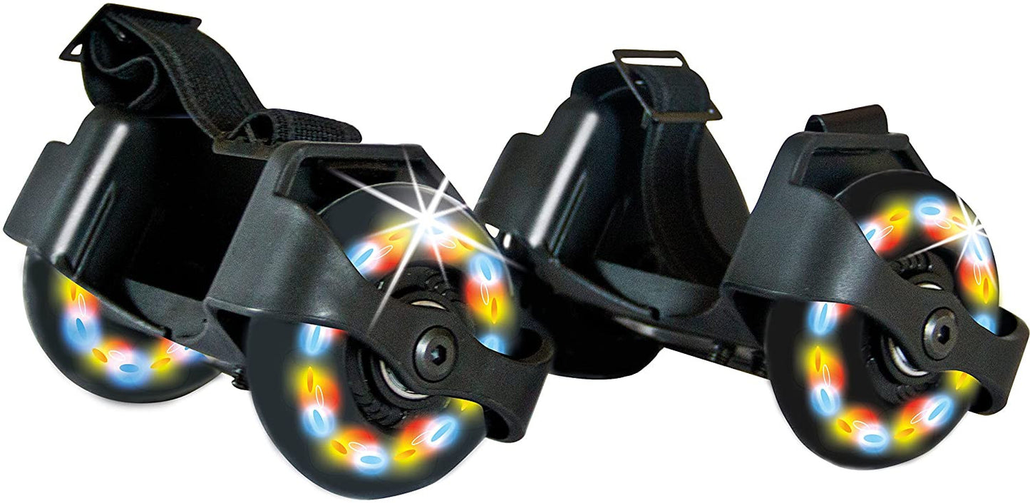 Flashing Roller Ruote per Scarpe con luci colorate! Peso massimo 50kg