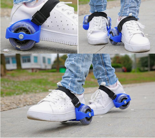 Flashing Roller Ruote per Scarpe con luci colorate! Peso massimo 50kg