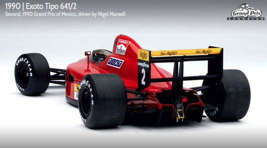 Exoto scala 1:18 articolo GPC97100 Grand Prix Classics Collection Ferrari 641/2 - Nigel Mansell