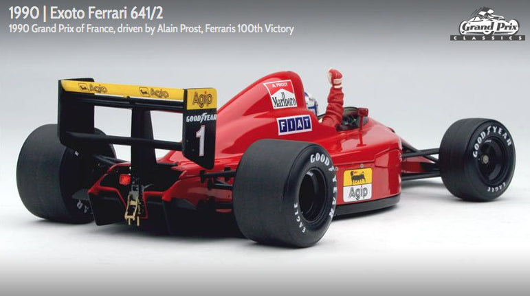Exoto scala 1:18 articolo GPC97104 Grand Prix Classics Collection Ferrari 641/2 - Alain Prost