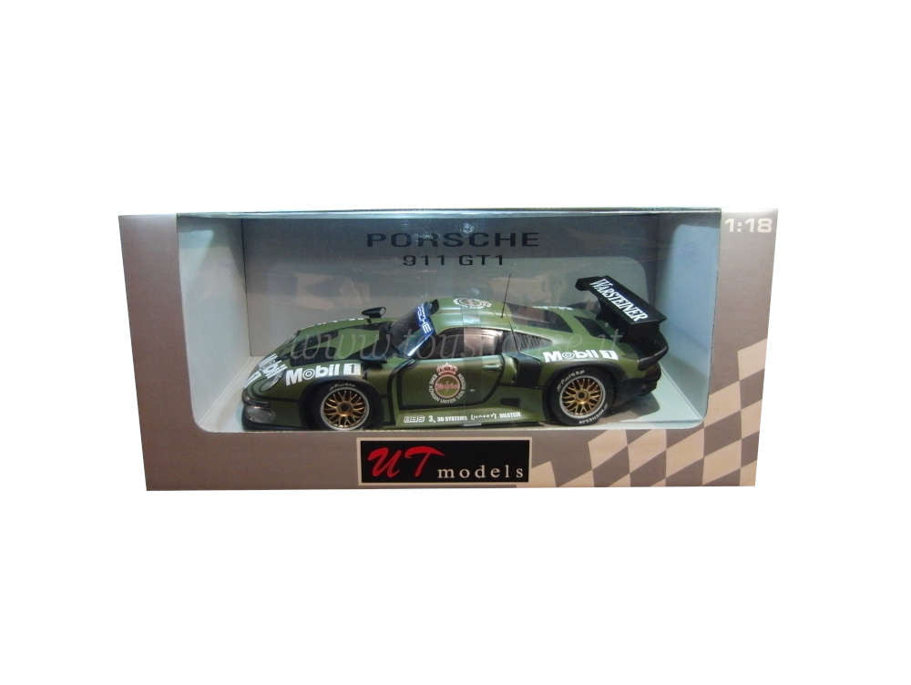 UT Models 1:18 scale item 39627 Porsche 911 GT1 Test Car 1996