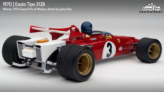 Exoto scala 1:18 articolo GPC97063 Grand Prix Classics Collection Ferrari 312B - Jacky Ickx