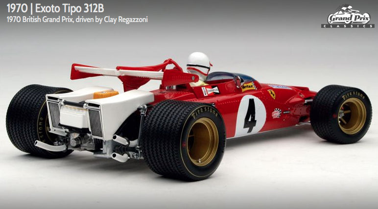 Exoto scala 1:18 articolo GPC97062 Grand Prix Classics Collection Ferrari 312B - Clay Regazzoni