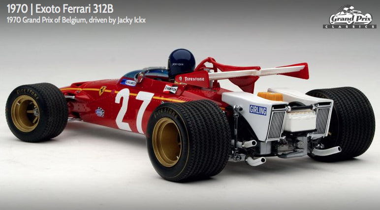 Exoto scala 1:18 articolo GPC97064 Grand Prix Classics Collection Ferrari 312B - Jacky Ickx