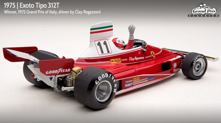 Exoto scala 1:18 articolo GPC97051 Grand Prix Classics Collection Ferrari 312T - Clay Regazzoni