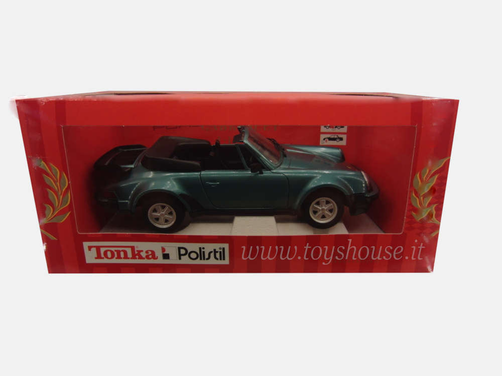 Tonka Polistil scala 1:16 articolo 01866 Porsche 911 Turbo Cabriolet
