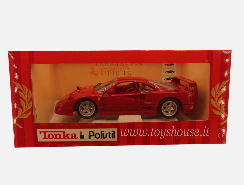 Tonka Polistil scale 1:18 item 1700 Ferrari F40 – ToysHouse