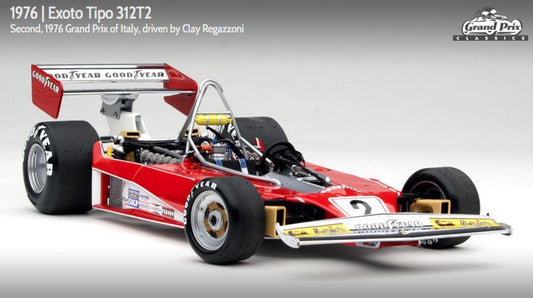 Exoto scala 1:18 articolo GPC97130 Grand Prix Classics Collection Ferrari 312T2 - Clay Regazzoni