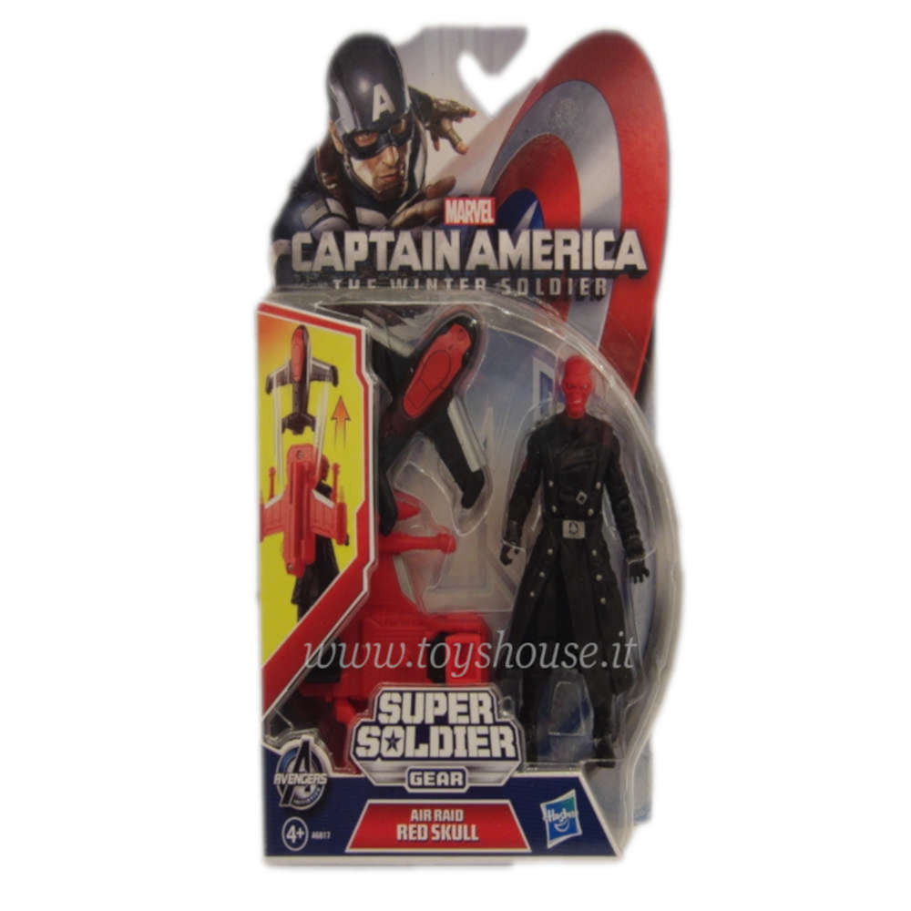 Captain America The Winter Soldier Air Raid Red Skull Hasbro Marvel & DC Comics Action Figure item A6817