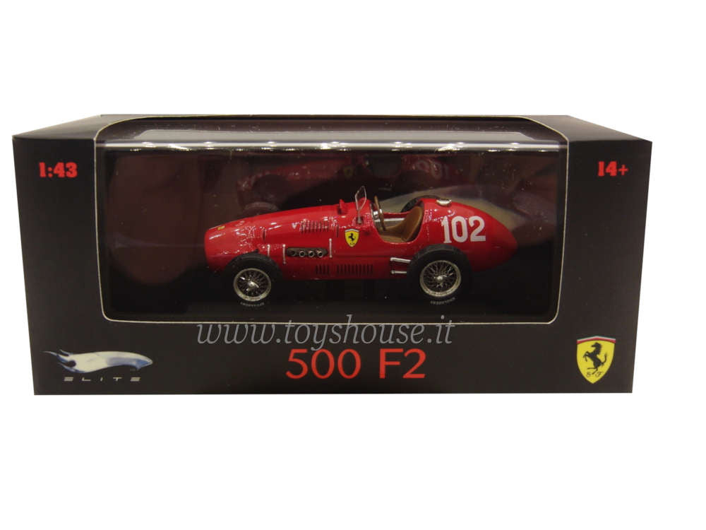 Hot Wheels 1:43 scale item N5590 Elite Ferrari 500 F2 Ascari 1952 (Winner GP Nurburgring) Limited Edition 10000 pcs