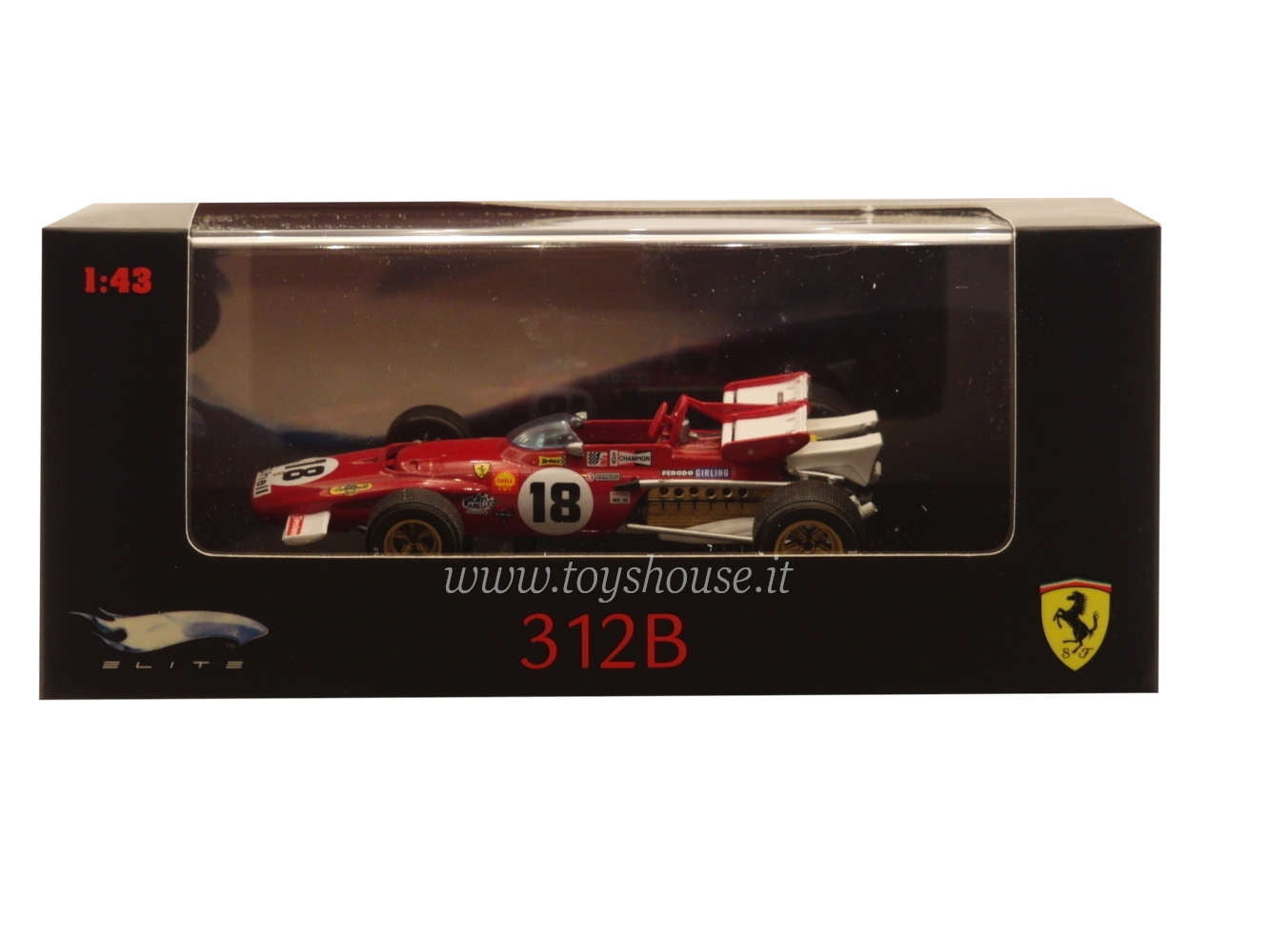 Hot Wheels 1:43 scale item N5588 Elite Ferrari 312B Ickx 1970 (GP Canada) Limited Edition 10000 pcs