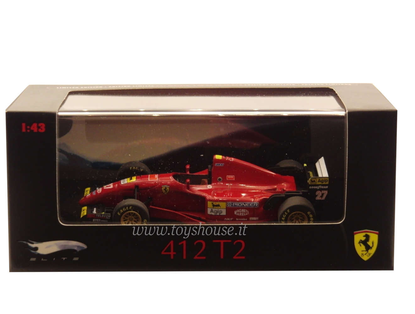 Hot Wheels scala 1:43 articolo P9946 Elite Ferrari 412 T2 Alesi 1995 (GP Brasile) Ed.Lim. 10000 pz