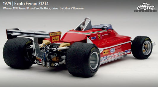 Exoto scala 1:18 articolo GPC97071 Grand Prix Classics Collection Ferrari 312T4 - Gilles Villeneuve