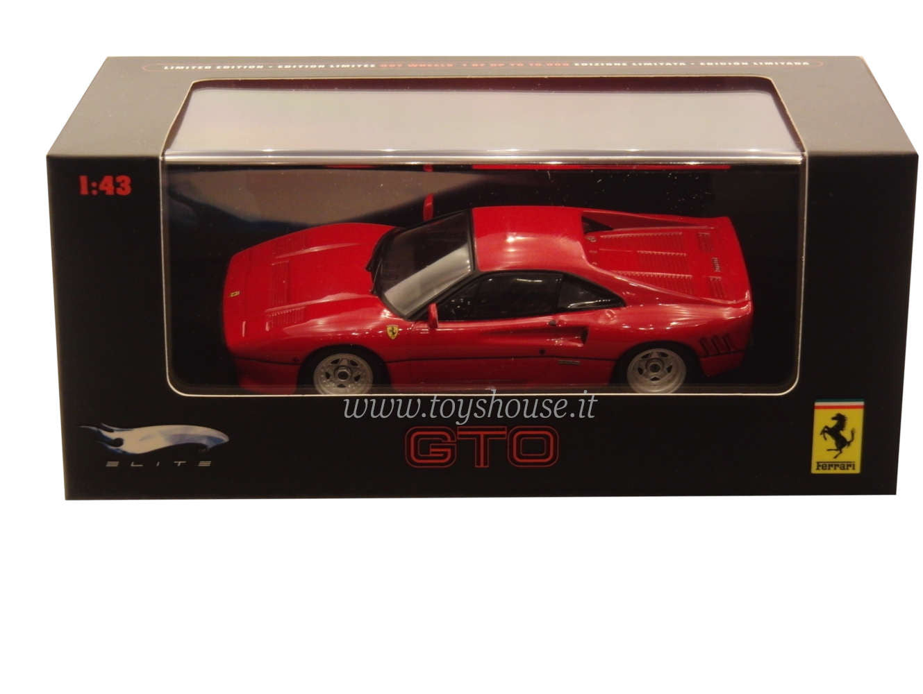 Hot Wheels 1:43 scale item P9928 Elite Ferrari GTO Limited Edition 10000 pcs