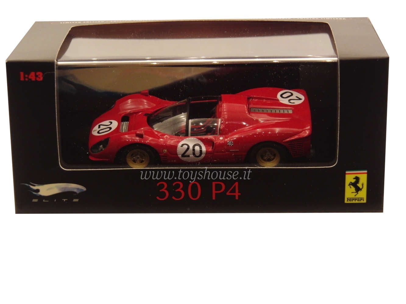 Hot Wheels 1:43 scale item P9957 Elite Ferrari 330 P4 Amon/Vaccarella 1967 (24 h Le Mans) Limited Edition 10000 pcs