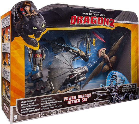 How To Train Your Dragon 2 Power Dragon Attack Set 2014 Spin Master Action Figure
