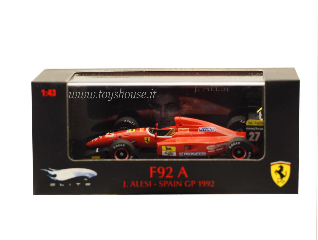 Hot Wheels 1:43 scale item T6281 Elite Ferrari F92 A Alesi 1992 (Spanish GP) Limited Edition 5000 pcs
