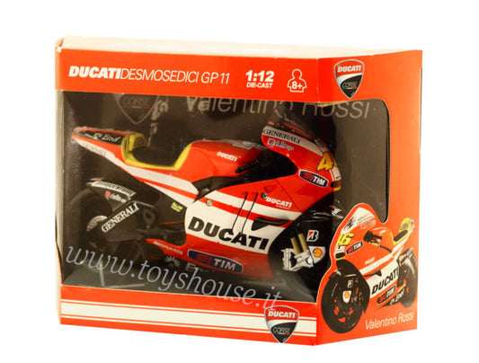New Ray 1:12 scale item 57063 Ducati Desmosedici GP11 Valentino Rossi