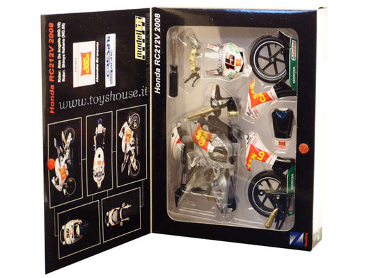 New Ray 1:12 scale item 43315 Kit Model Honda RC 212V 2008 Alex De Angelis