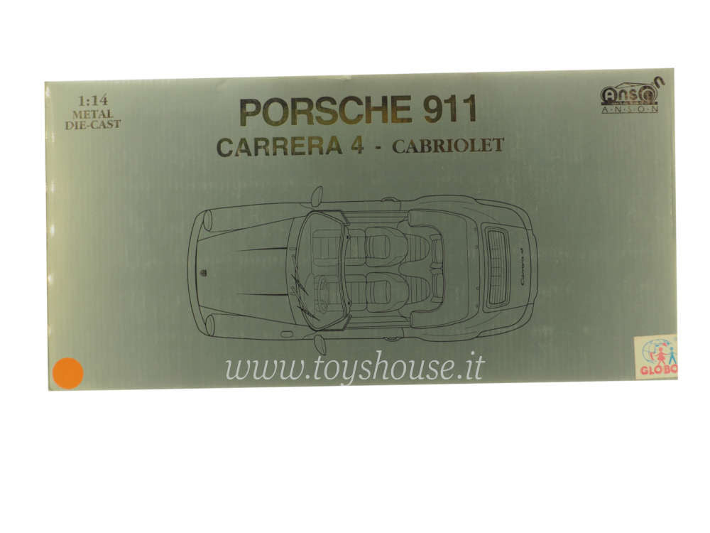 Anson scala 1:14 articolo 30313 Porsche 911 Carrera 4 Cabriolet