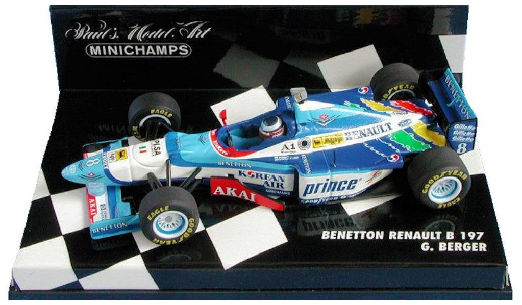 Paul's Model Art 1:43 scale item 430970008 Benetton B197 Renault Berger