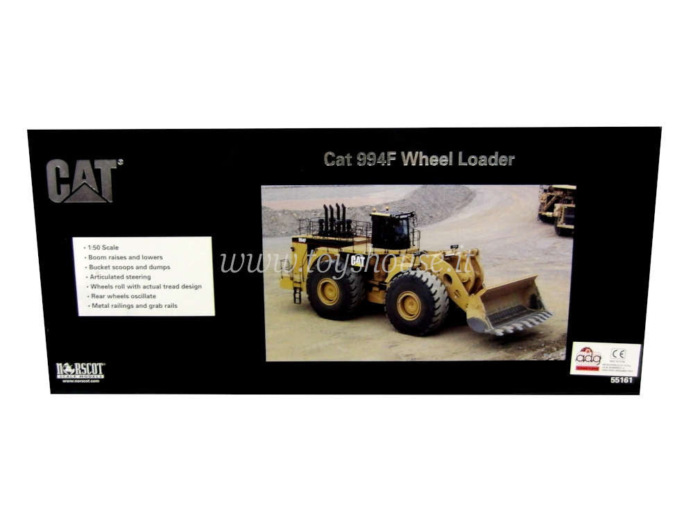Norscot CAT scala 1:50 articolo 55161 CAT 994F Wheel Loader