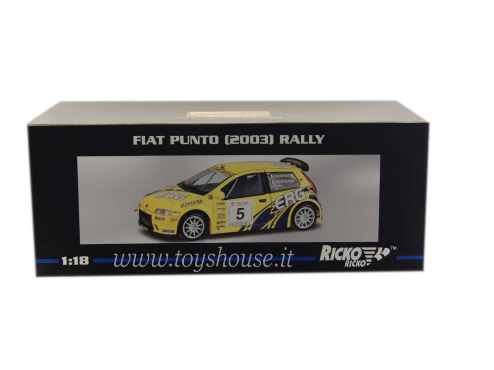 Ricko scale 1:18 item 32128 Fiat Punto Abarth Rally Targa Florio