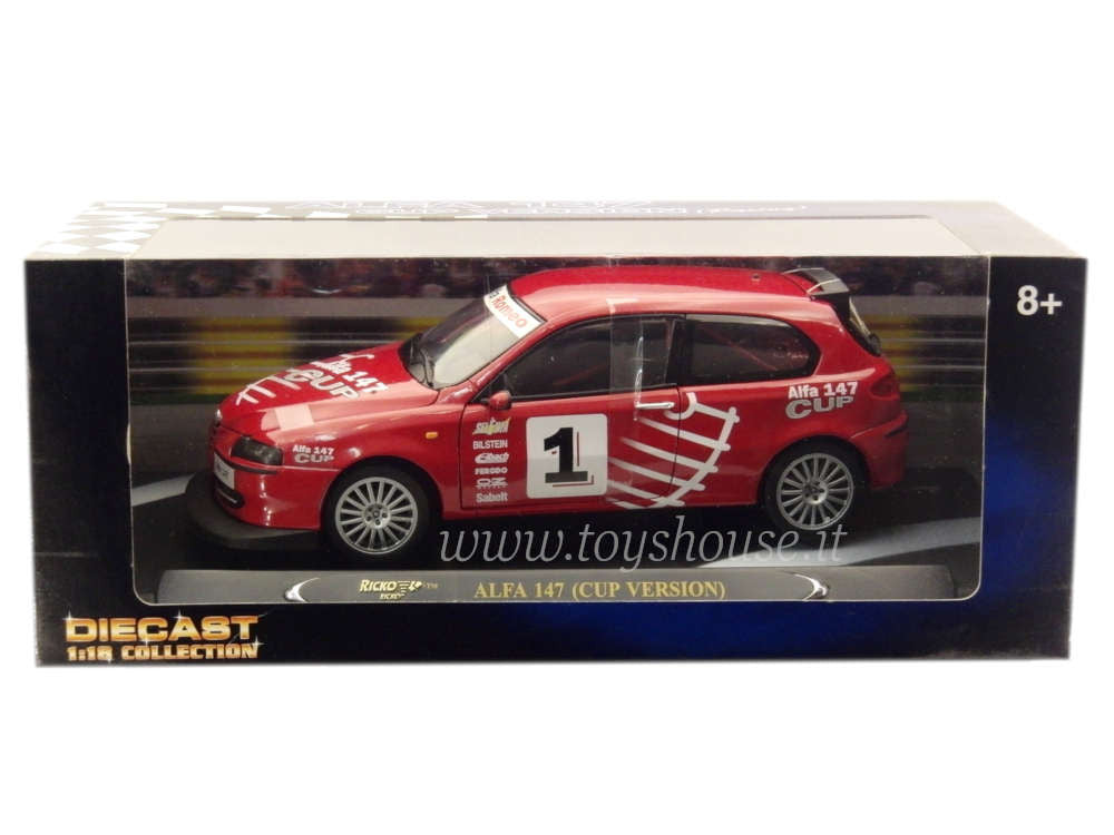 Ricko 1:18 scale item 32136 Alfa Romeo 147 GTA Racing Alfa Cup