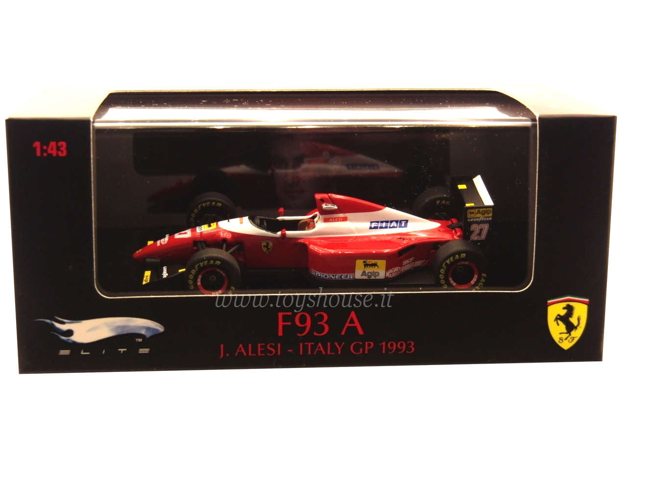 Hot Wheels 1:43 scale item T6283 Elite Ferrari F93 A Alesi 1993 (Italian GP) Limited Edition 5000 pcs