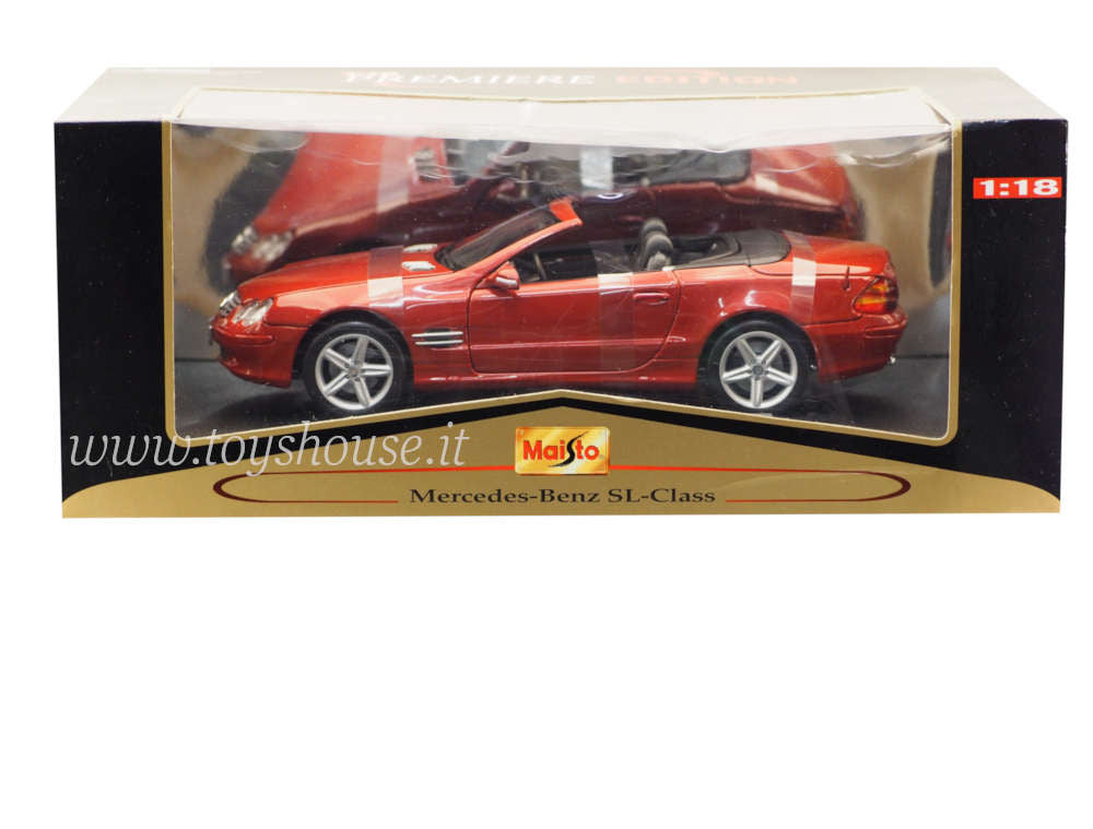 Maisto 1:18 scale item 36623 Premiere Edition Collection Mercedes Benz SL Class Spider